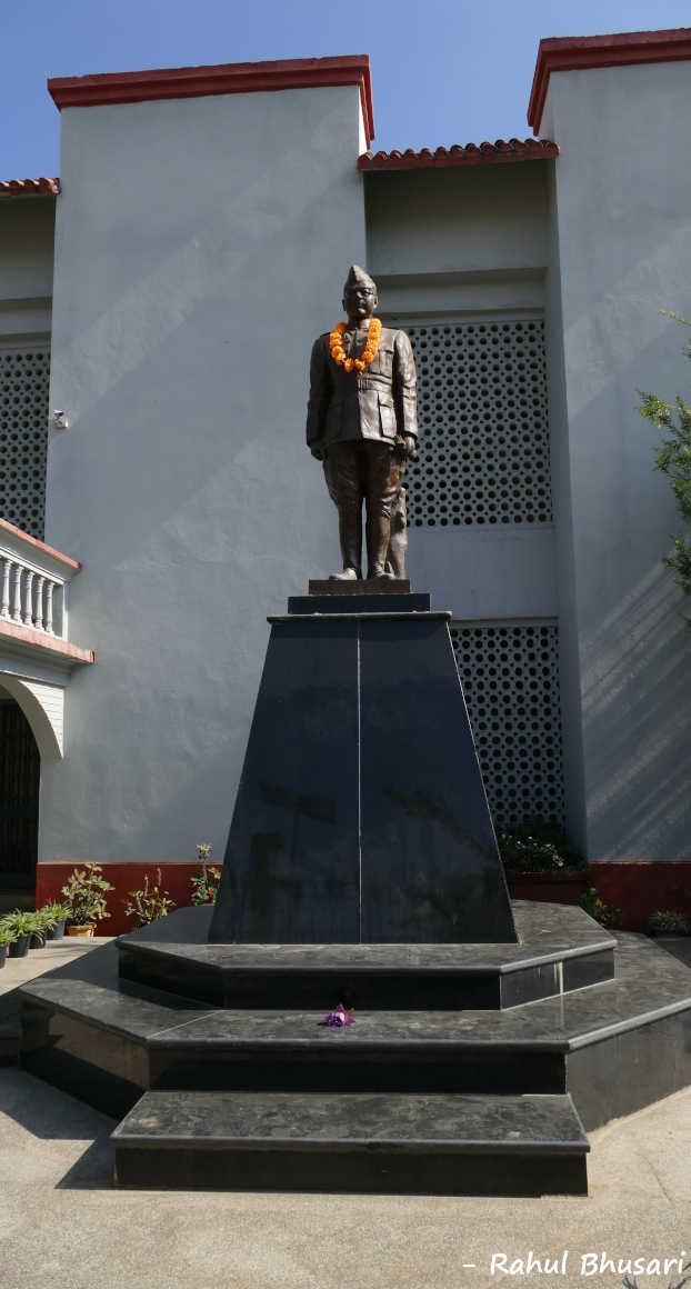 The statue of Subhash Chandra Bose at INA Museum at Moirang. Indian Tricolor was unfurled here. Holidays to Manipur in North East are incomplete without a visit here. 