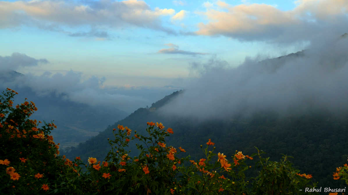 Over the clouds at Khonoma, Nagaland