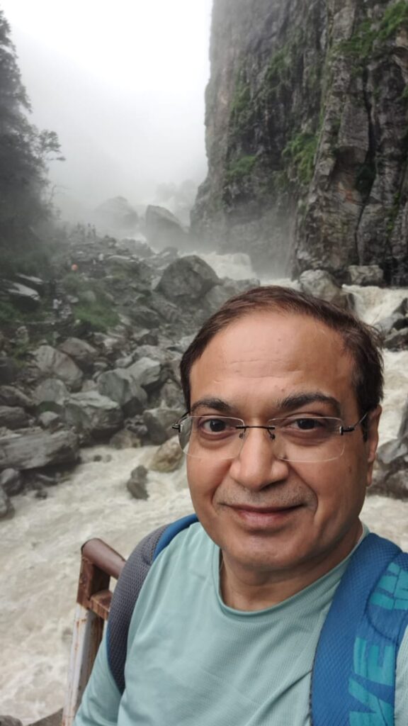 Pushpawati River flowing through the valley
