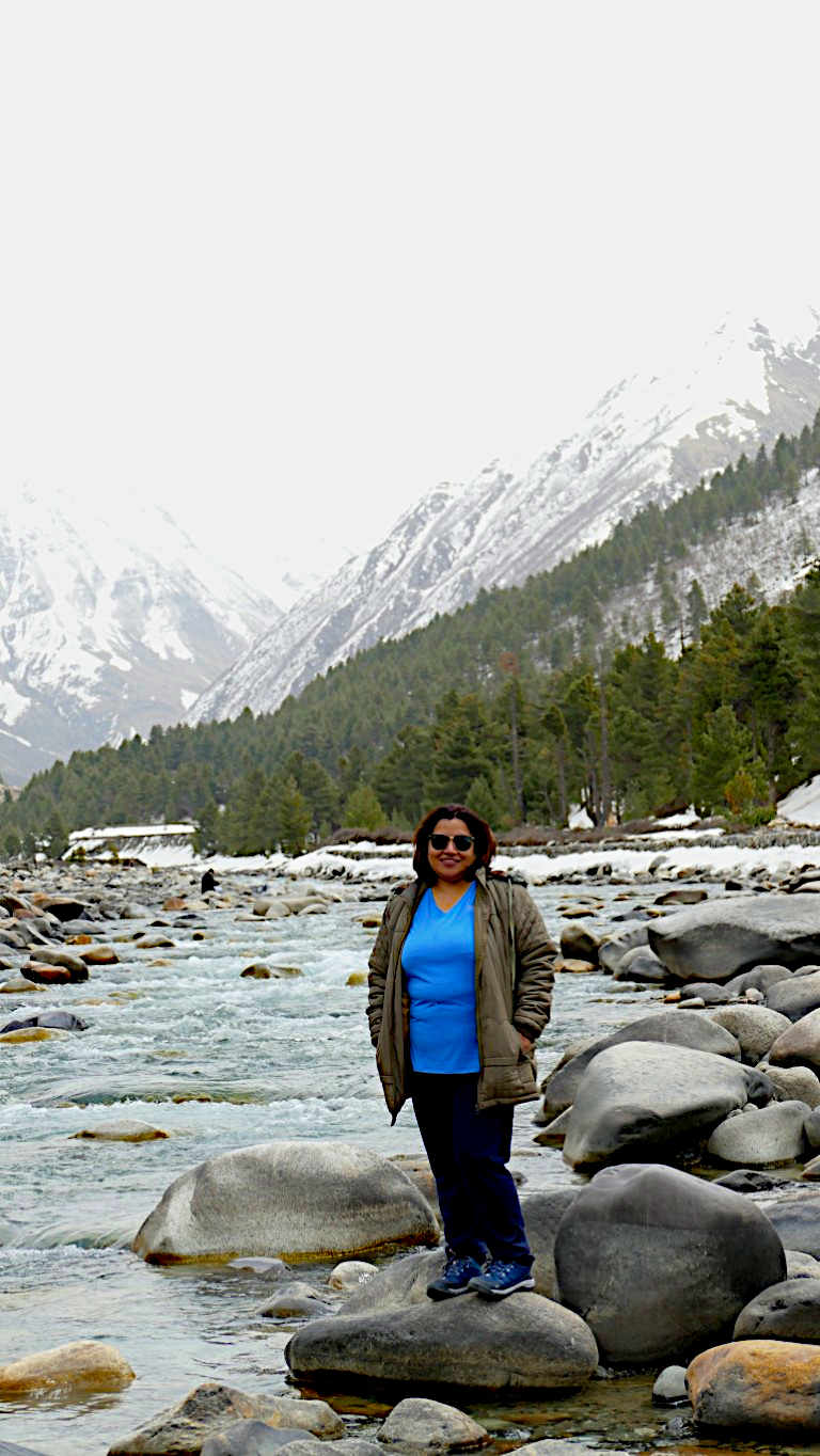 Baspa River in Chitkul. The same river flows through Sangla and we stay next to it!!! Your morning walks are along the River. What else would one want from life / holidays? :-) Image : Rahul Bhusari