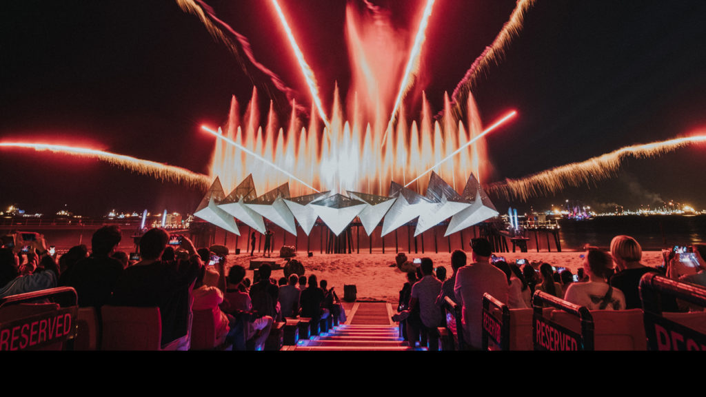 A visit to Sentosa Island is incomplete without Wings of Time show arranged every evening. (PC - Sentosa Island)