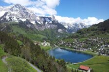 Engelberg from Titlis cable car