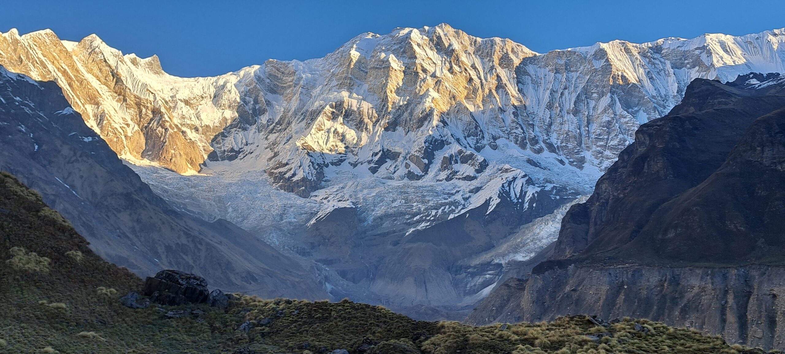 This breathtaking panorama of the Annapurna amphitheatre is more than a destination—it's the unforgettable reward waiting at the end of the Annapurna Base Camp trek.